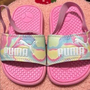 Puma Kids Pastel Pink Sandals